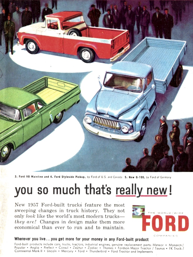 1957 World Wide Ford Trucks Thames Trader Of Britian